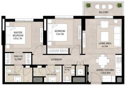 2 bedroom apartment